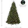 Pre-Lit 'Feel Real' Artificial Full Downswept Christmas Tree, Green, Douglas Fir, Dual Color LED Lights, Includes Stand and PowerConnect, 9 feet